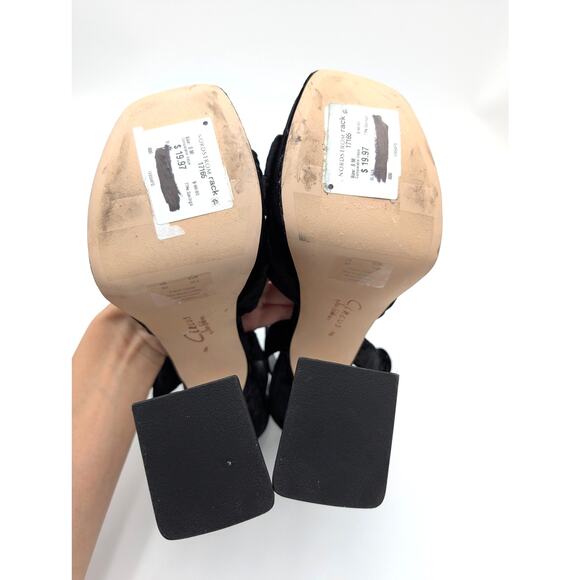 Circus NY by Sam Edelman Audrea Platform Sandal Women's Black Size US8M EU38.5 - Picture 8 of 13